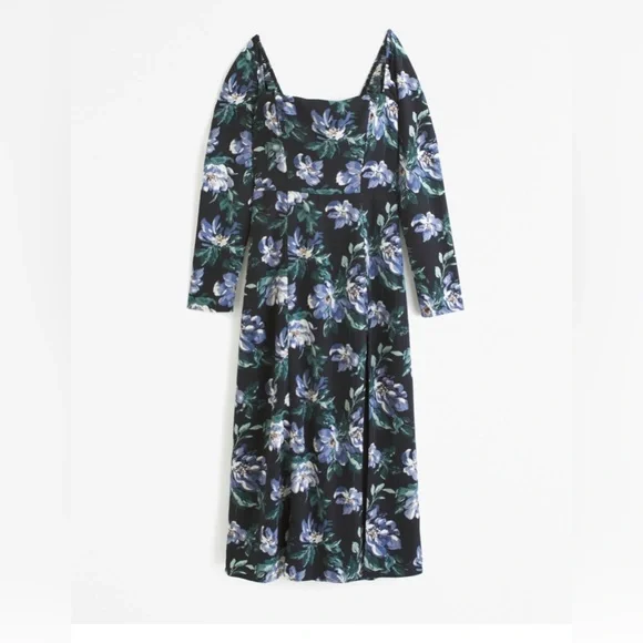 simple black long sleeve dress Briar Long Sleeve Dress - Black
